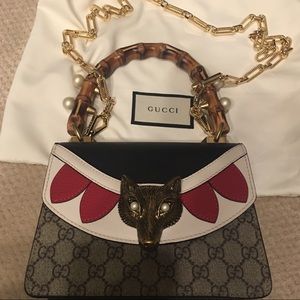 gucci wolf bag